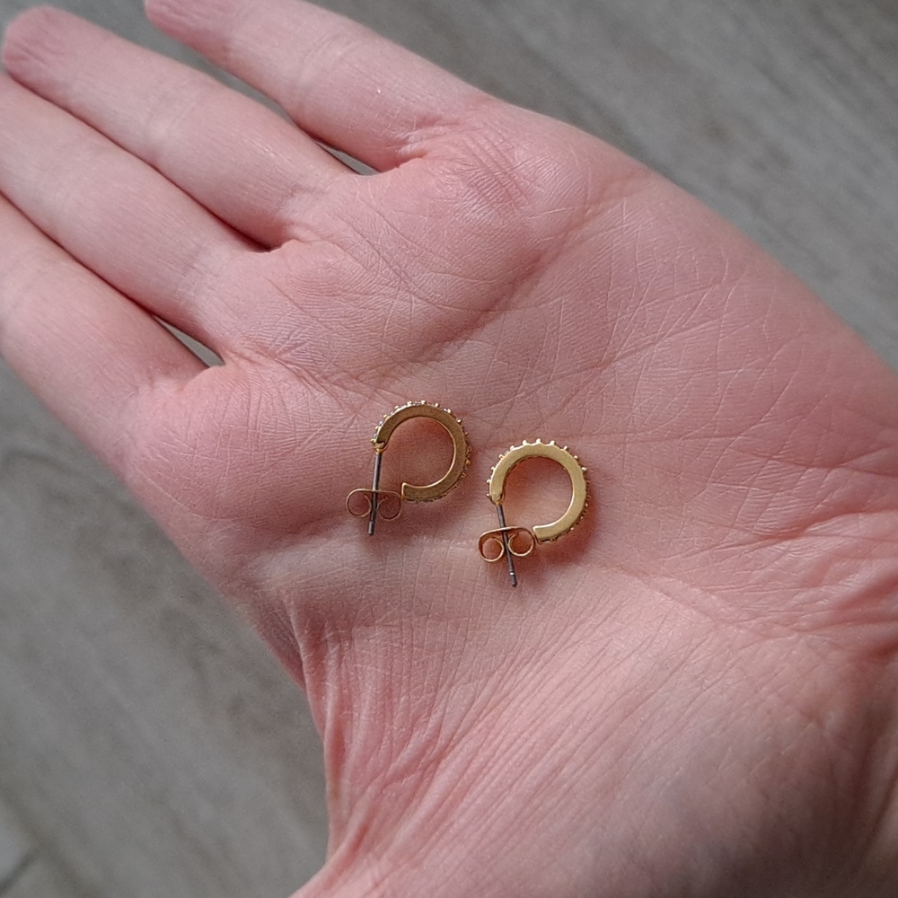 NWT Madewell mini hoop earrings - Picture 10 of 13